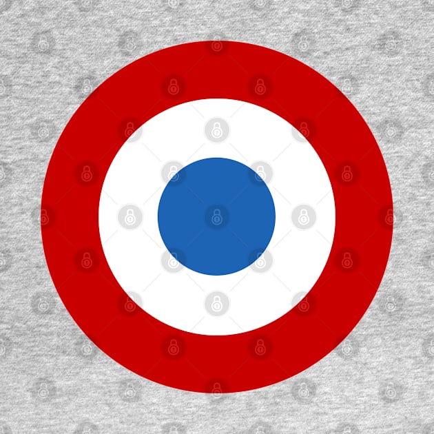 French Air Force Roundel by Lyvershop